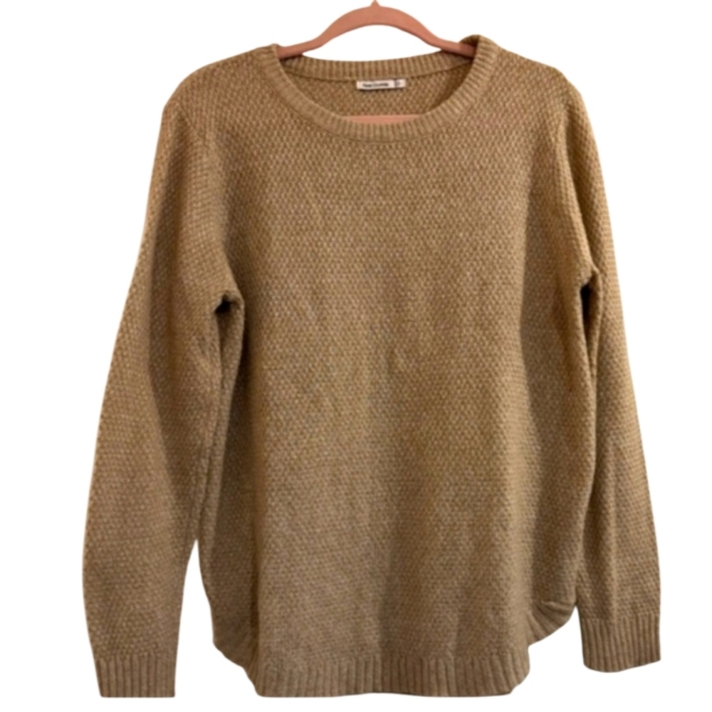 Pink Clover Cozy Tan Sweater - Picture 1 of 6